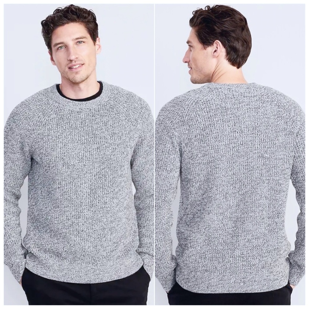 Old Navy : Men’s size XXXL : casual chunky 100% cotton crewneck raglan sweater